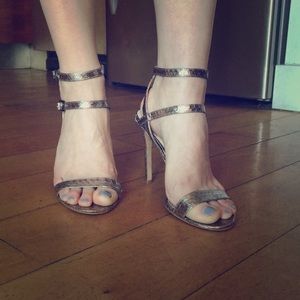 Vince Camuto Metallic Stiletto Sandals